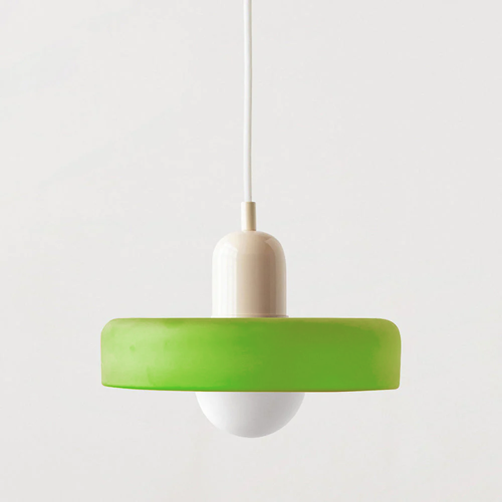 Bauhaus Glass Pendant Light Colourful Modern Hanging Light