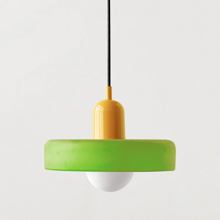 Bauhaus Glass Pendant Light Colourful Modern Hanging Light