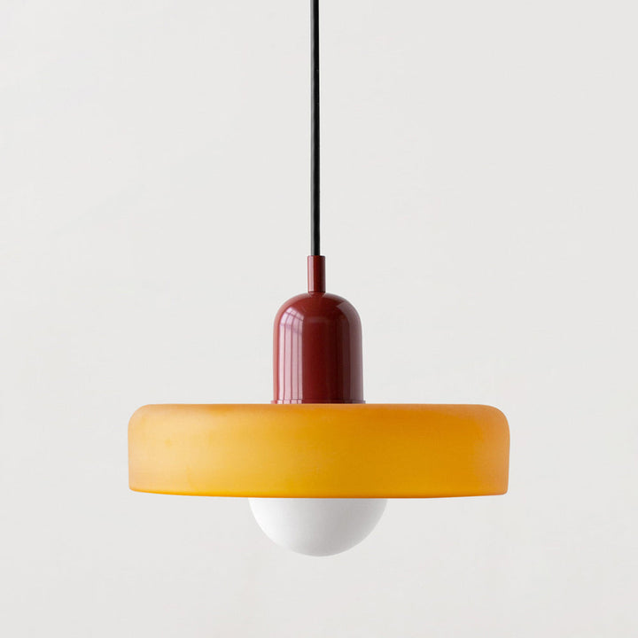 Bauhaus Glass Pendant Light Colourful Modern Hanging Light