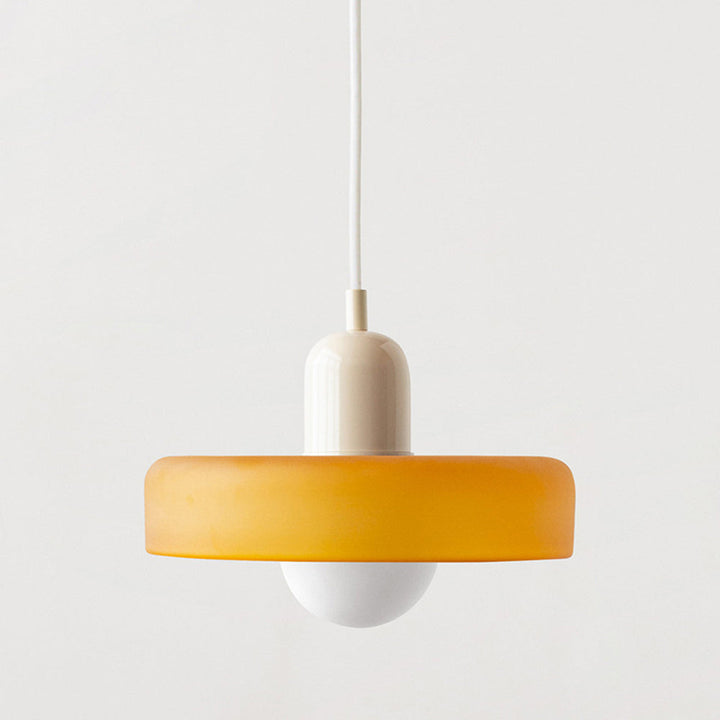 Bauhaus Glass Pendant Light Colourful Modern Hanging Light