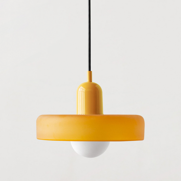 Bauhaus Glass Pendant Light Colourful Modern Hanging Light
