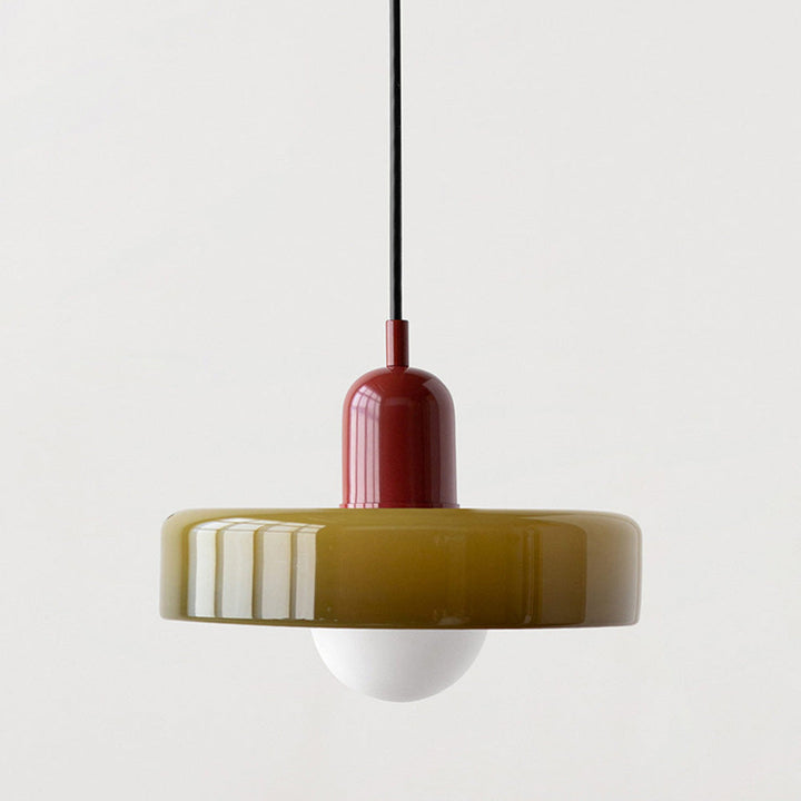 Bauhaus Glass Pendant Light Colourful Modern Hanging Light