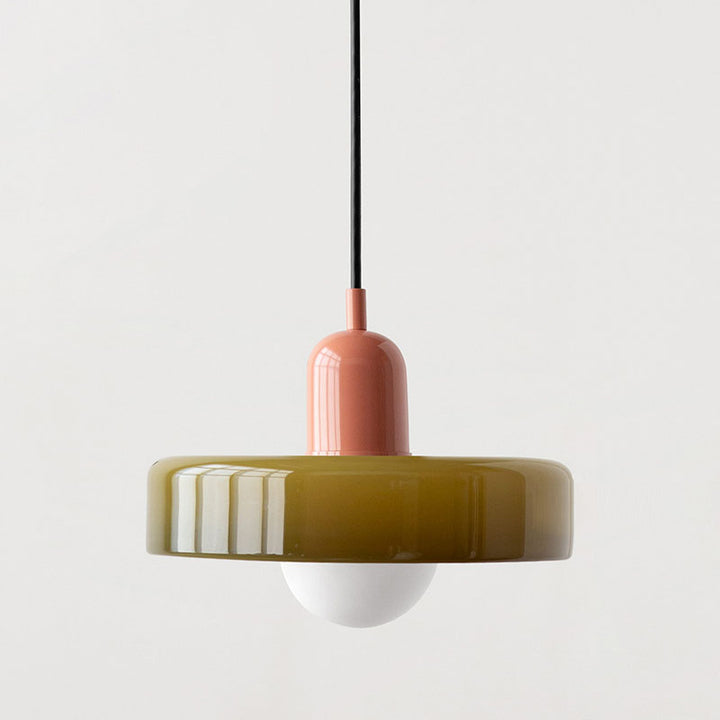 Bauhaus Glass Pendant Light Colourful Modern Hanging Light