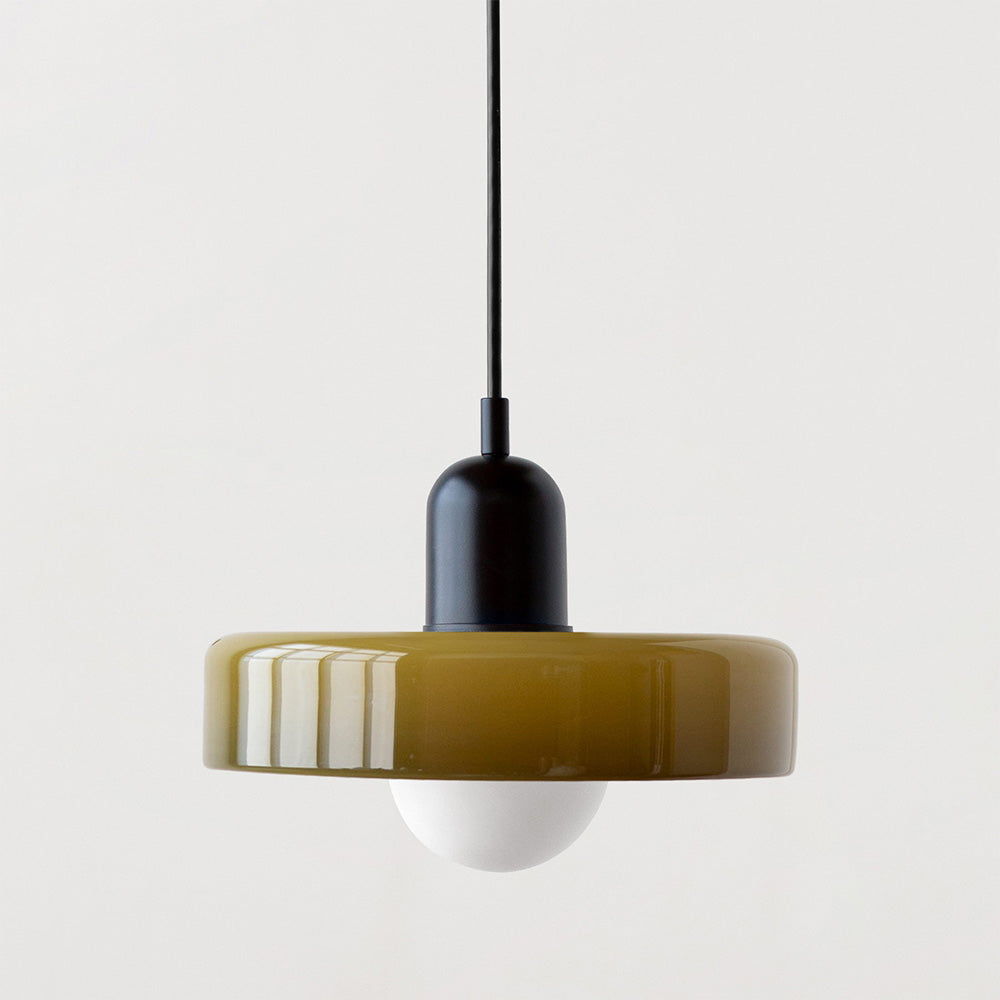 Bauhaus Glass Pendant Light Colourful Modern Hanging Light