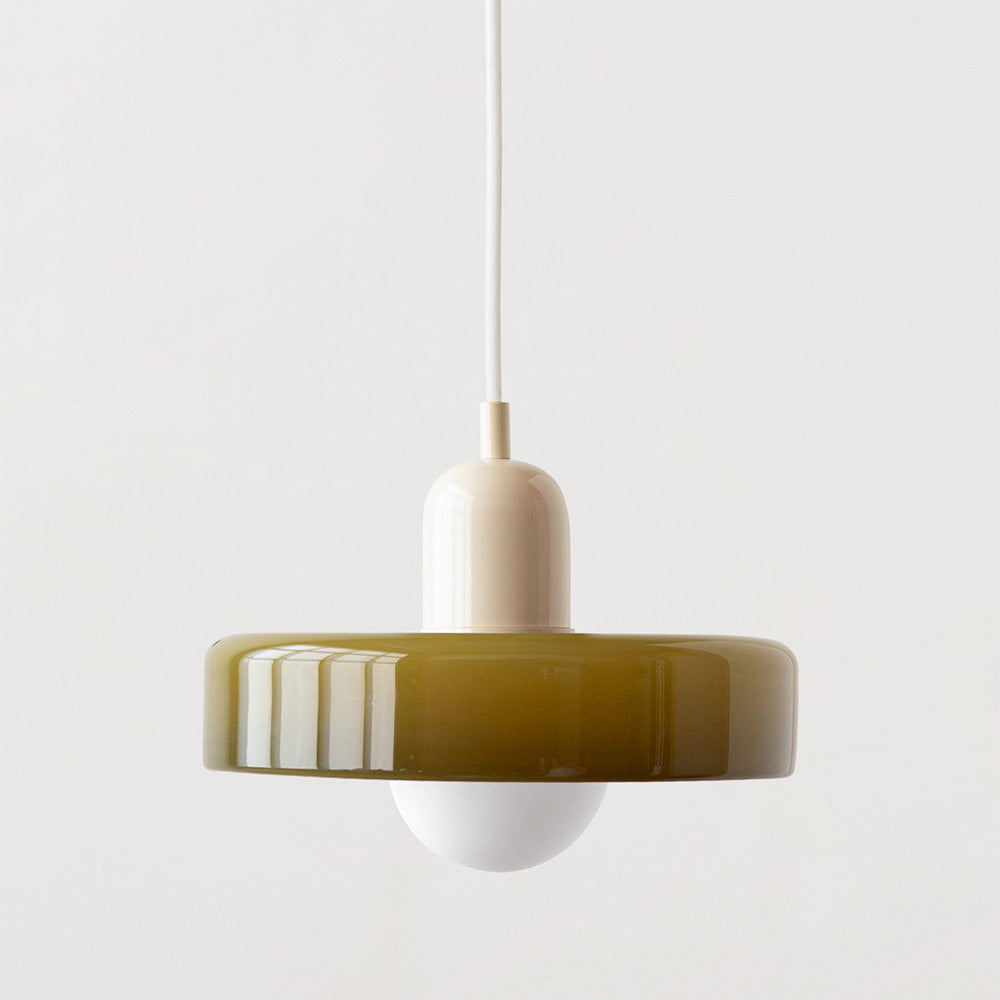 Bauhaus Glass Pendant Light Colourful Modern Hanging Light