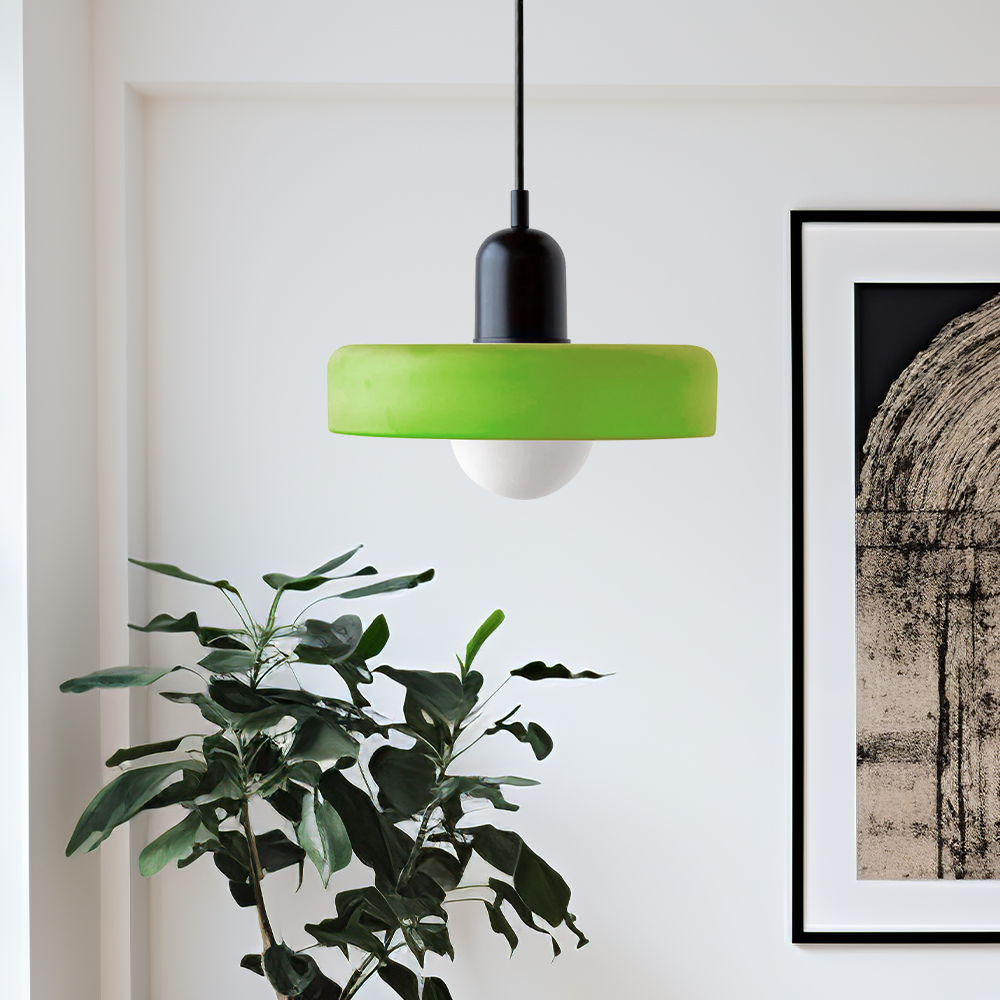 Bauhaus Glass Pendant Light Colourful Modern Hanging Light