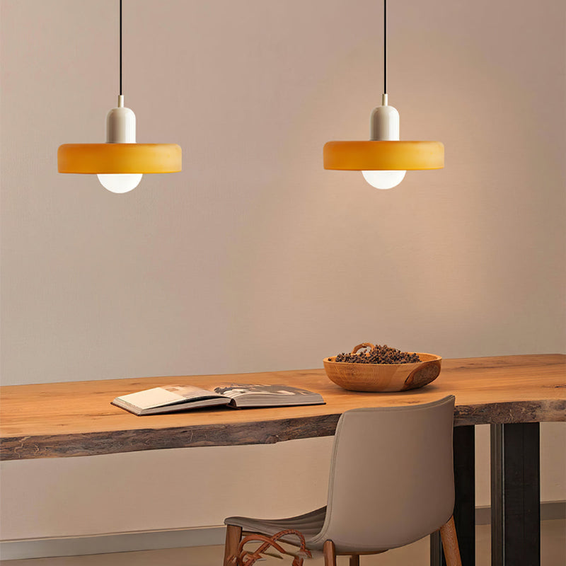 Bauhaus Glass Pendant Light Colourful Modern Hanging Light