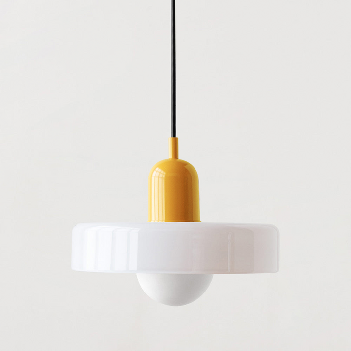 Bauhaus Glass Pendant Light Colourful Modern Hanging Light