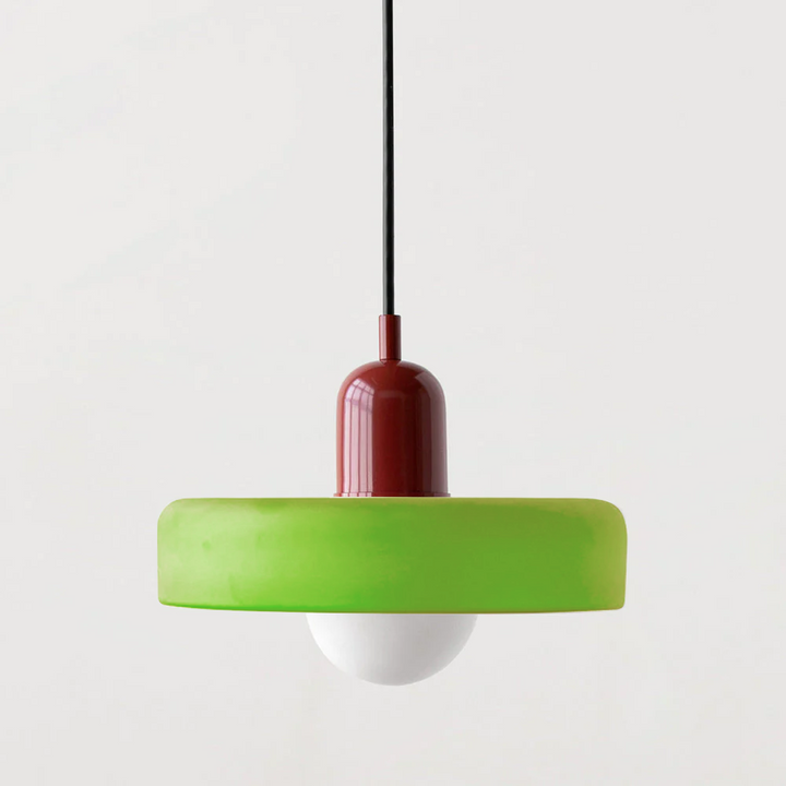 Bauhaus Glass Pendant Light Colourful Modern Hanging Light
