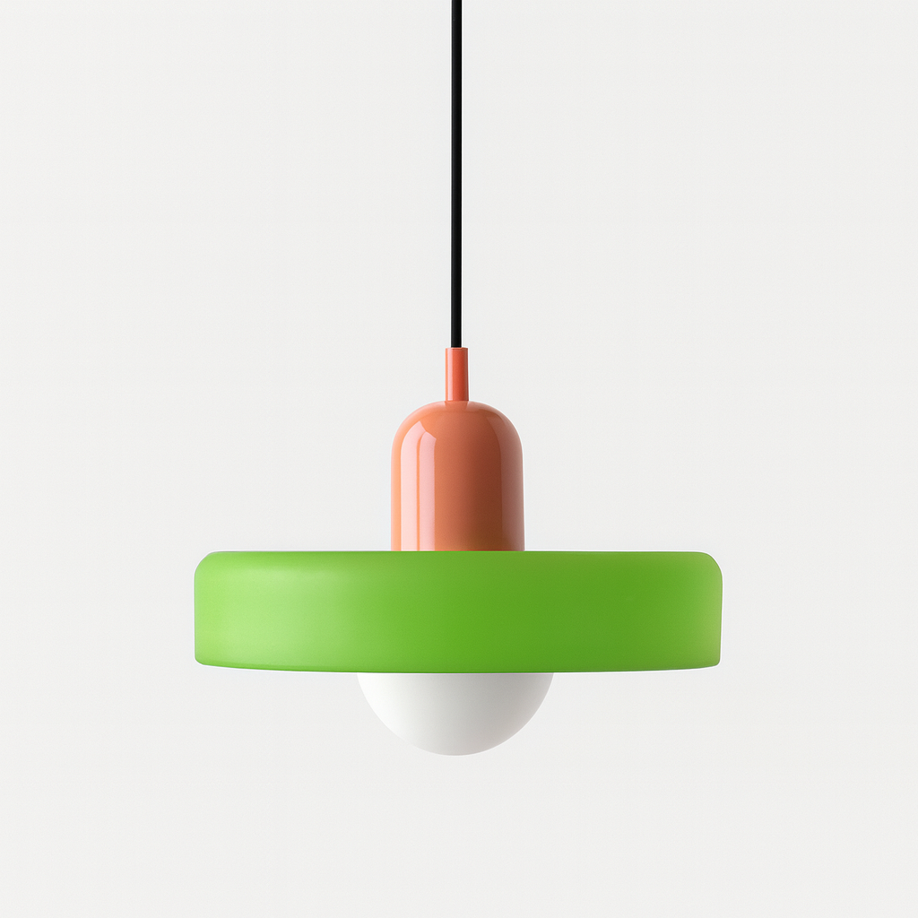 Bauhaus Glass Pendant Light Colourful Modern Hanging Light